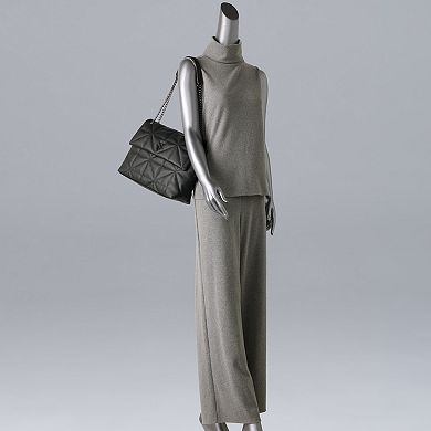 Simply Vera Vera Wang Ashlynn Large Quilted Shoulder Bag