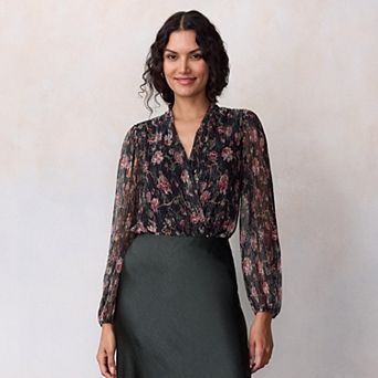 Women's LC Lauren Conrad Wrap Front Bodysuit