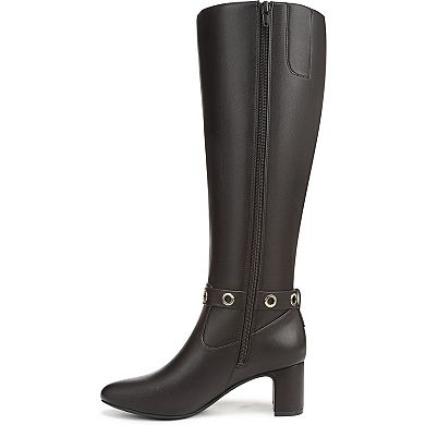 LifeStride Tansy Women's Zip Knee-High Boots in Regular and Wide Calf