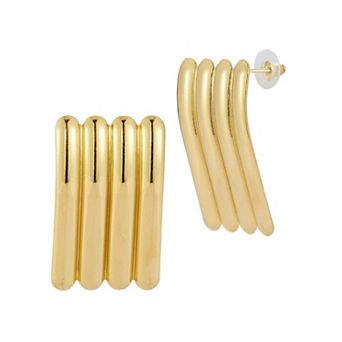 WINX Stainless Steel Bold Statement Stud Earrings