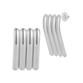 WINX Stainless Steel Bold Statement Stud Earrings