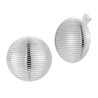 WINX Ribbed Statement Stud Earrings