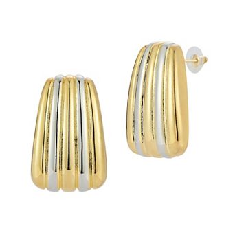 WINX Two Tone Statement Stud Earrings