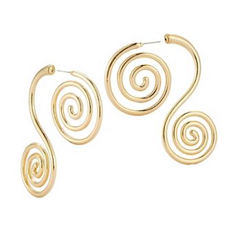 WINX Swirl Front-Back Earrings