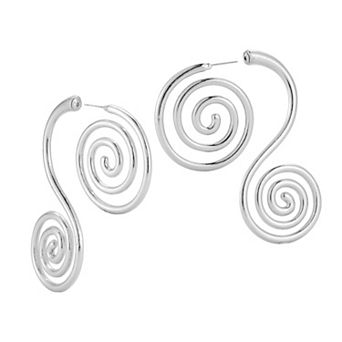 WINX Swirl Front-Back Earrings