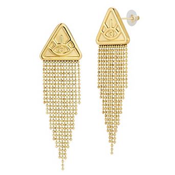 WINX Evil Eye Fringe Earrings