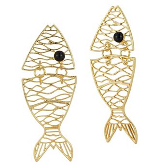 WINX Large Statement Fish Earrings