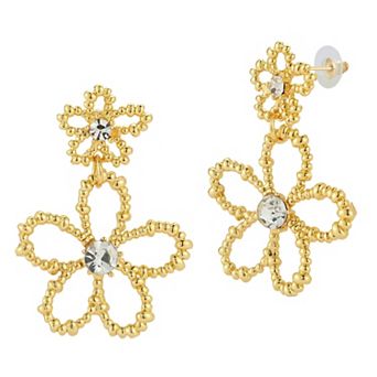 WINX Flower Double Drop Earrings