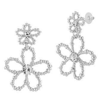 WINX Flower Double Drop Earrings