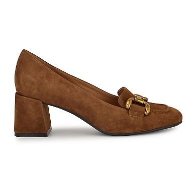 Nine West Veepe Women's Slip-On Block Heel Dress Pumps