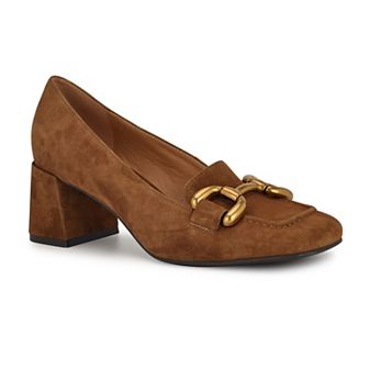 Nine West Veepe Women's Slip-On Block Heel Dress Pumps