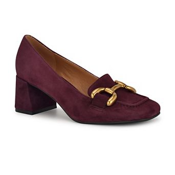 Nine West Veepe Women's Slip-On Block Heel Dress Pumps