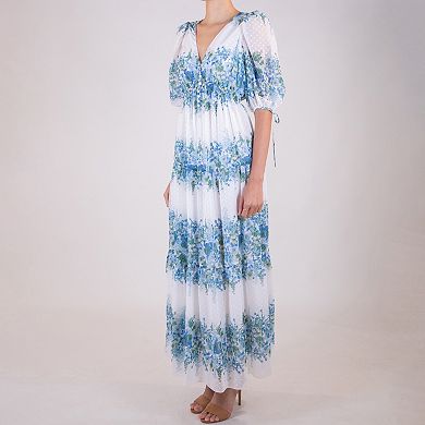 Women's Taylor V-Neck Smocked Waist Maxi Dress