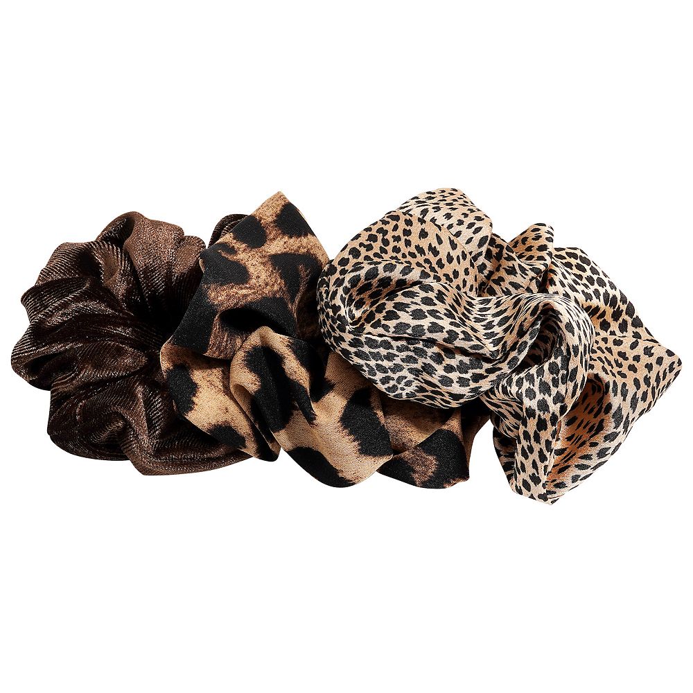 Grey Animal Print Scrunchie main image 1