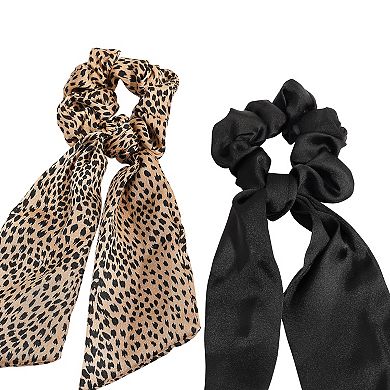 Emberly 2-Pk. Scrunchie Set With Tails