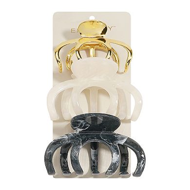 Emberly 3-Pk. Claw Clip Set