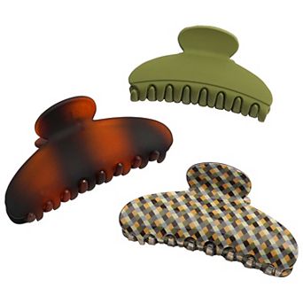 Emberly 3 pk Claw Clip Set