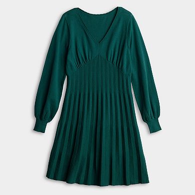 Women's LC Lauren Conrad V-Neck Mini Sweater Dress