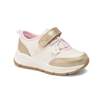 OshKosh B'gosh® Sienna Toddler Girl Slip-On Sneakers With Flower Accent