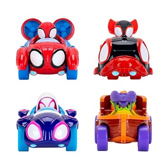 Marvel Spidey & Friends 4 pk Amazing Metals Vehicle Set