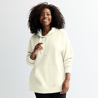 Plus Size Sonoma Goods For Life® Fleece Tunic Hoodie