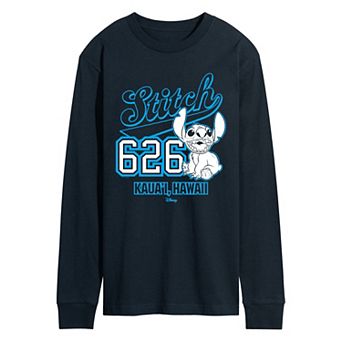 Disney's Lilo & Stitch Men's 626 Collegiate Long Sleeve Graphic Tee