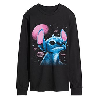 Disney's Lilo & Stitch Men's Space Long Sleeve Graphic Tee