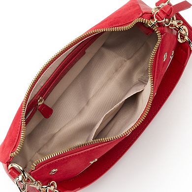 LC Lauren Conrad Georgina Studded Shoulder Crossbody Bag