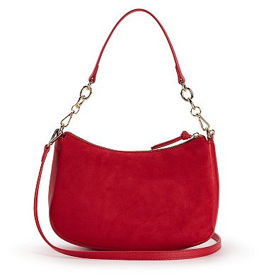 LC Lauren Conrad Georgina Studded Shoulder Crossbody Bag