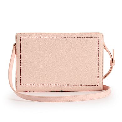 LC Lauren Conrad Lydia Floral Book Clutch