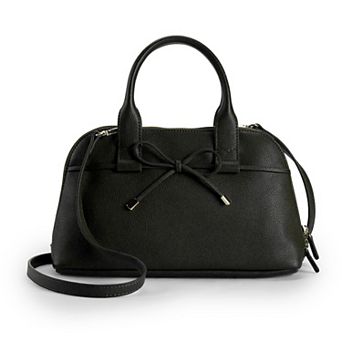 LC Lauren Conrad Bria Bow Dome Satchel Bag