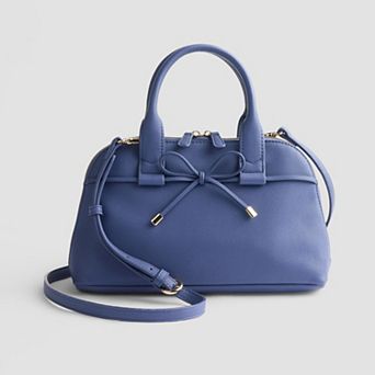 LC Lauren Conrad Bria Bow Dome Satchel Bag