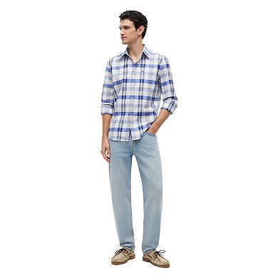Men's Tommy Hilfiger Alta Plaid Oxford Regular Fit Long Sleeve Woven Shirt