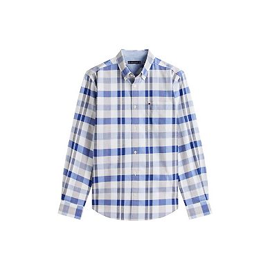 Men's Tommy Hilfiger Alta Plaid Oxford Regular Fit Long Sleeve Woven Shirt