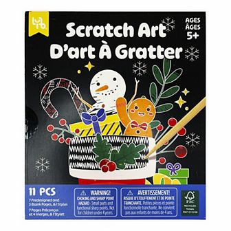 Little Yellow Bicycle Holiday Scratch Art Paper Pad