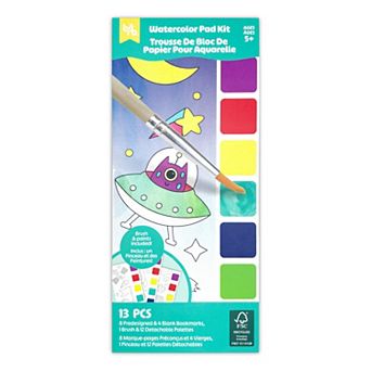 Little Yellow Bicycle Space Watercolor Bookmark Pads