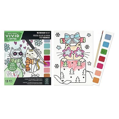 Brea Reese Vivid Winter Wishes Watercolor Pad Kit