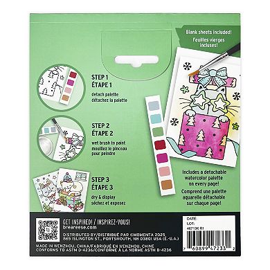 Brea Reese Vivid Winter Wishes Watercolor Pad Kit