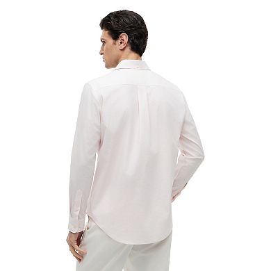 Men's Tommy Hilfiger Mini Gingham Long Sleeve Woven Shirt