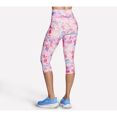 Women's Skechers® GO FLEX Printed High Waisted Capri Leggings