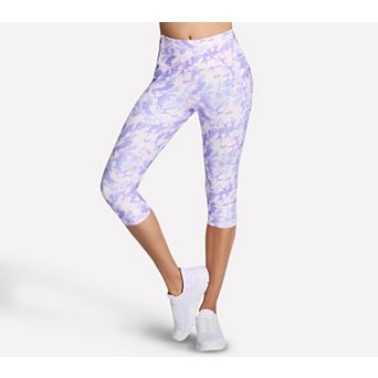 Women's Skechers® GO FLEX Printed High Waisted Capri Leggings