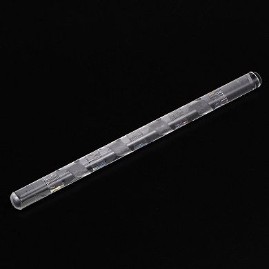 Acrylic Embossed Rolling Pin 6.3 Inch Acrylic Non-Stick Roller Fondant Embossing Clay Rolling Pin