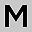 Heart Black Letter M