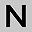 Heart Black Letter N