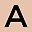 Round Pink Letter A