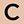 Round Pink Letter C