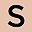 Round Pink Letter S