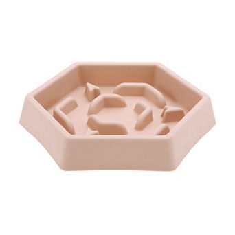 1 pc Convenient Hexagon Shape Pet Bowl for Indoor and Outdoor