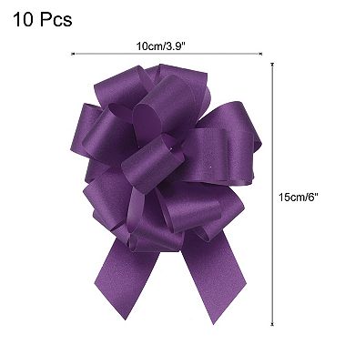 10pcs 6" Car Large Pull Bow Gift Wrapping Bows for Flower Presents Wedding Car