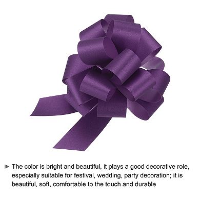 10pcs 6" Car Large Pull Bow Gift Wrapping Bows for Flower Presents Wedding Car